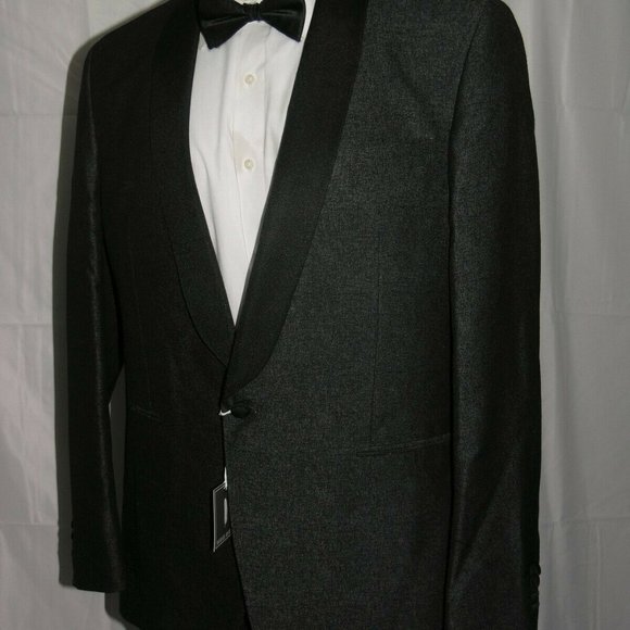 Michael Bastian One Button Shawl Collar Tuxedo 44L - Picture 6 of 11
